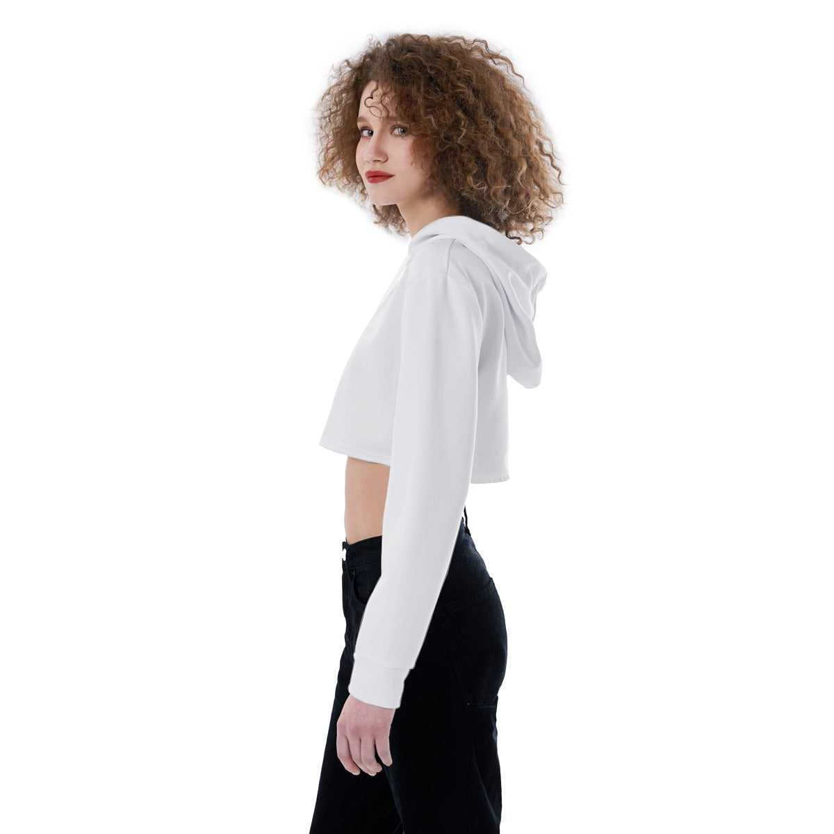Women's Crop Top Hoodie