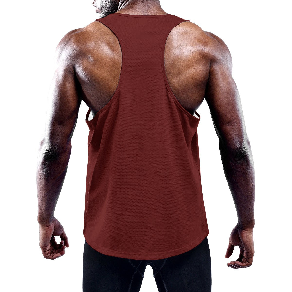 Slim Y-Back Muscle Tank Top Red
