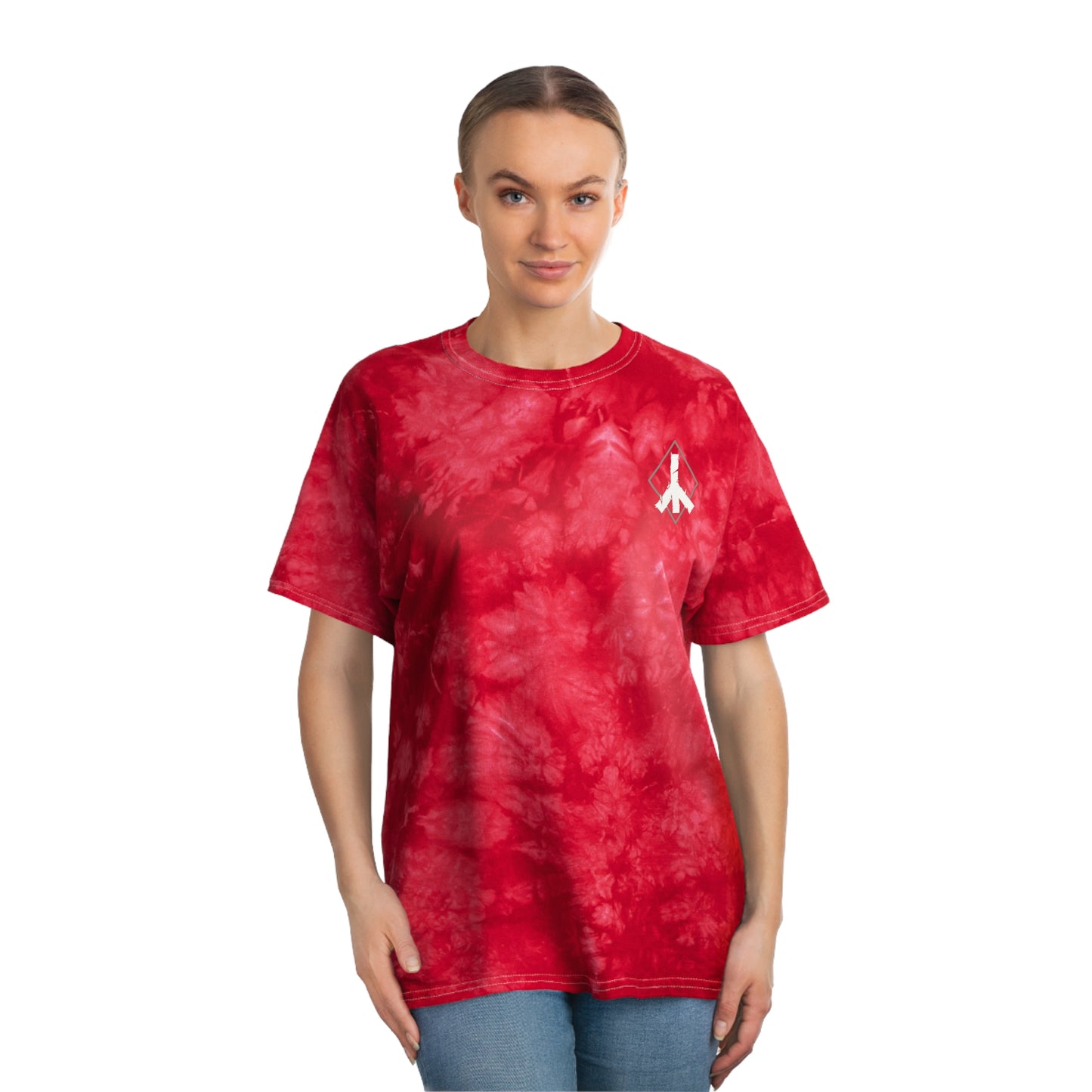 Tie-Dye Tee, Crystal with Helheim Logo