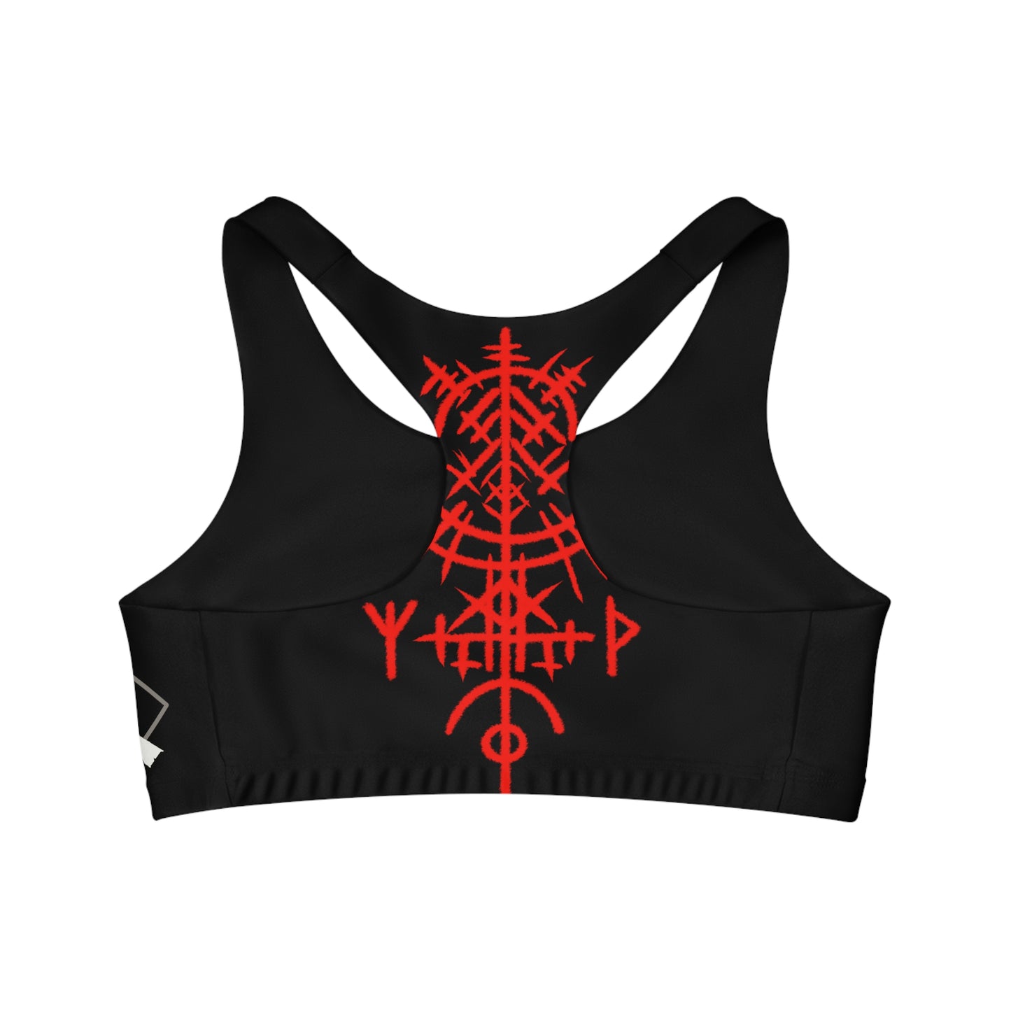 Seamless Sports Bra Tribal Design