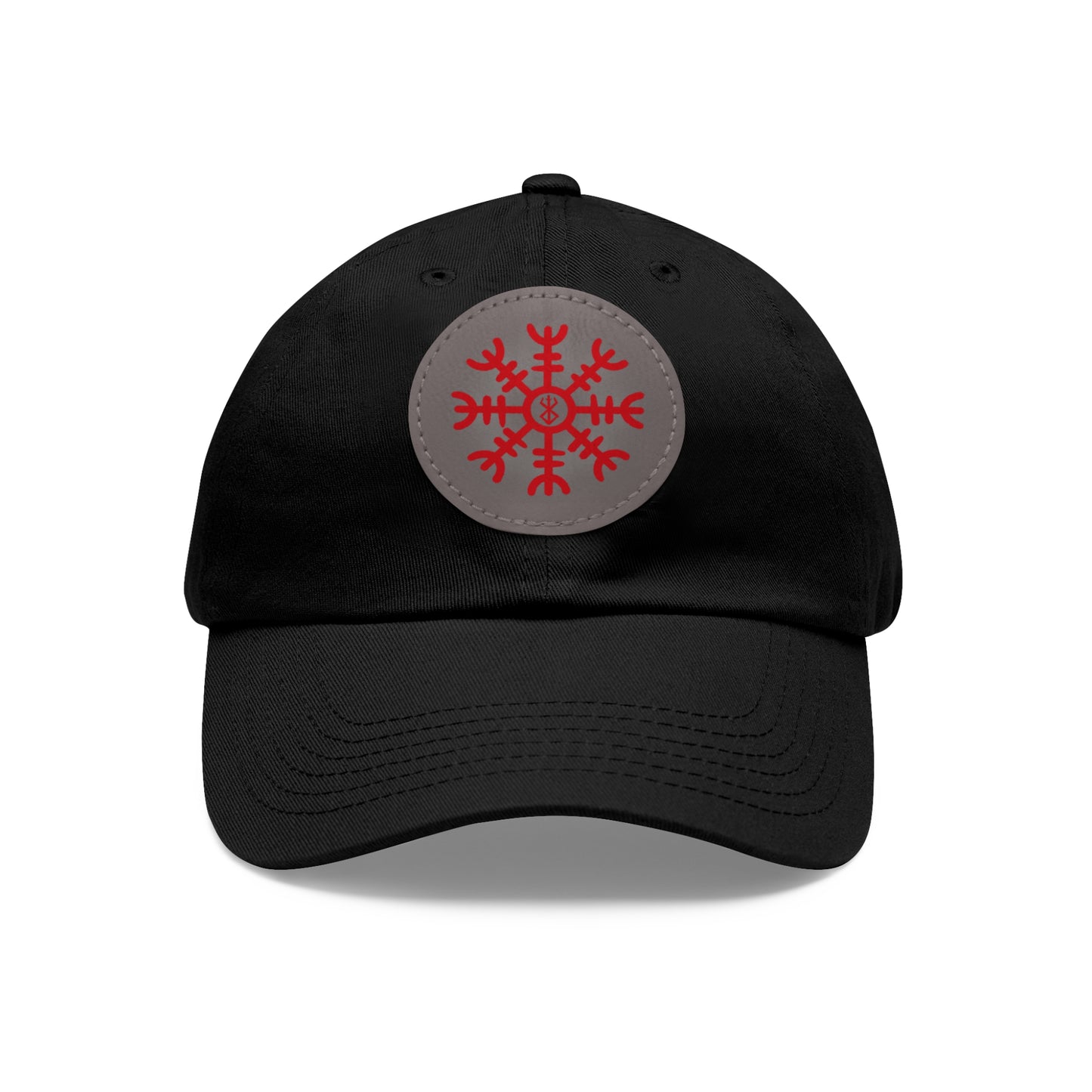 Helheim Hat with Leather Patch (Round)