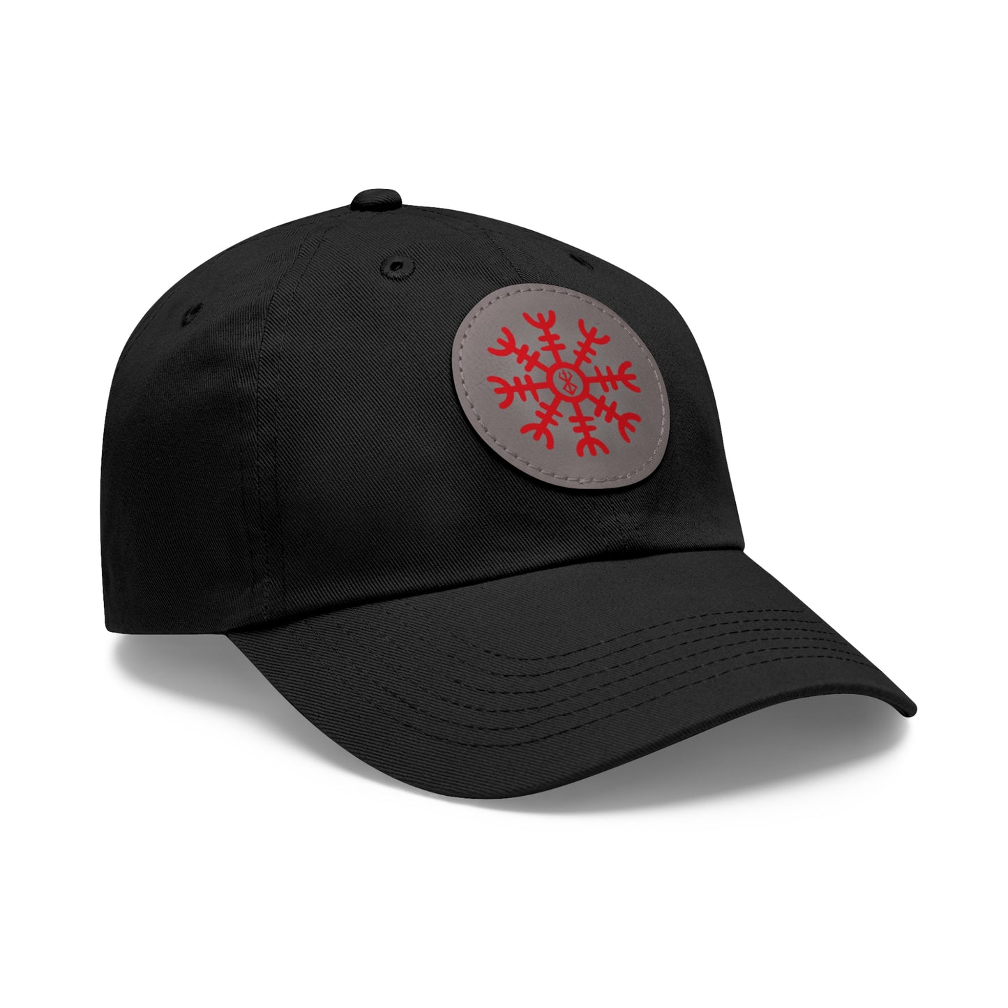 Helheim Hat with Leather Patch (Round)