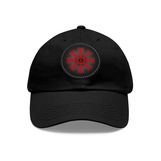 Helheim Hat with Leather Patch (Round)