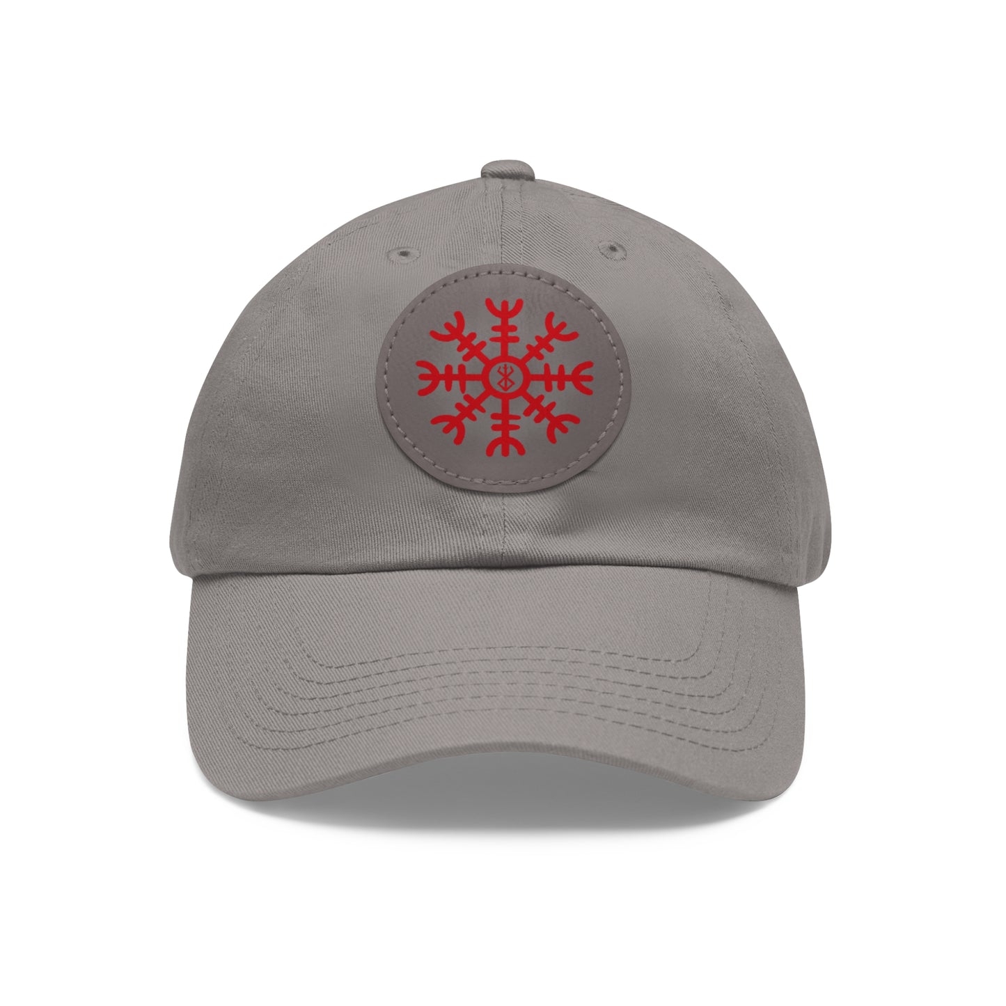 Helheim Hat with Leather Patch (Round)