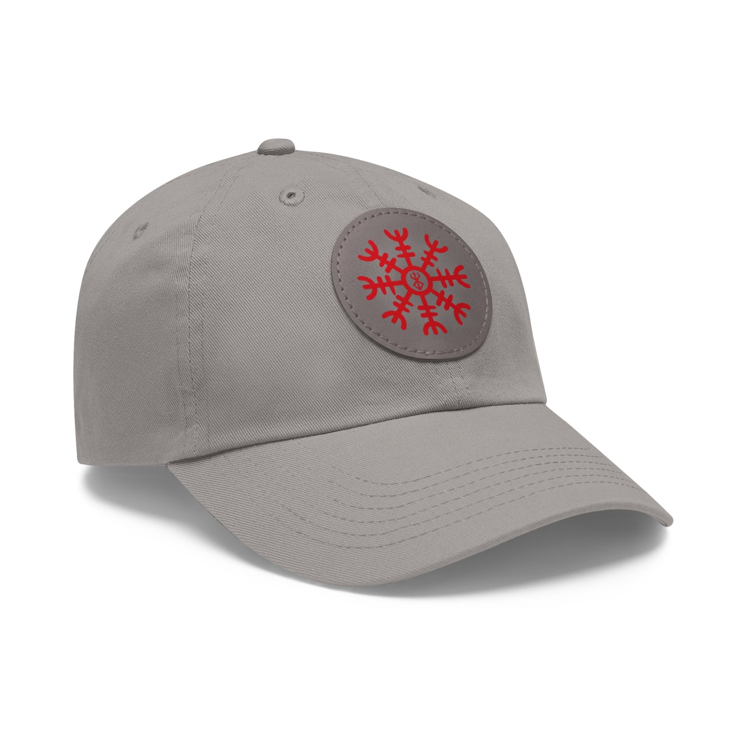 Helheim Hat with Leather Patch (Round)