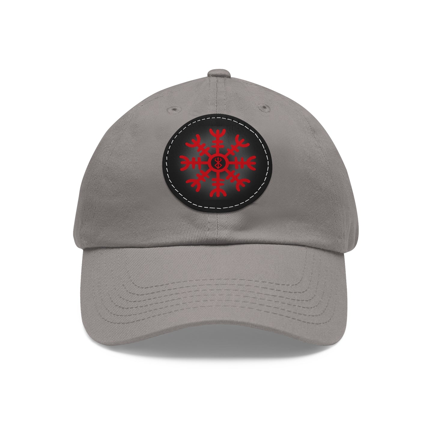 Helheim Hat with Leather Patch (Round)