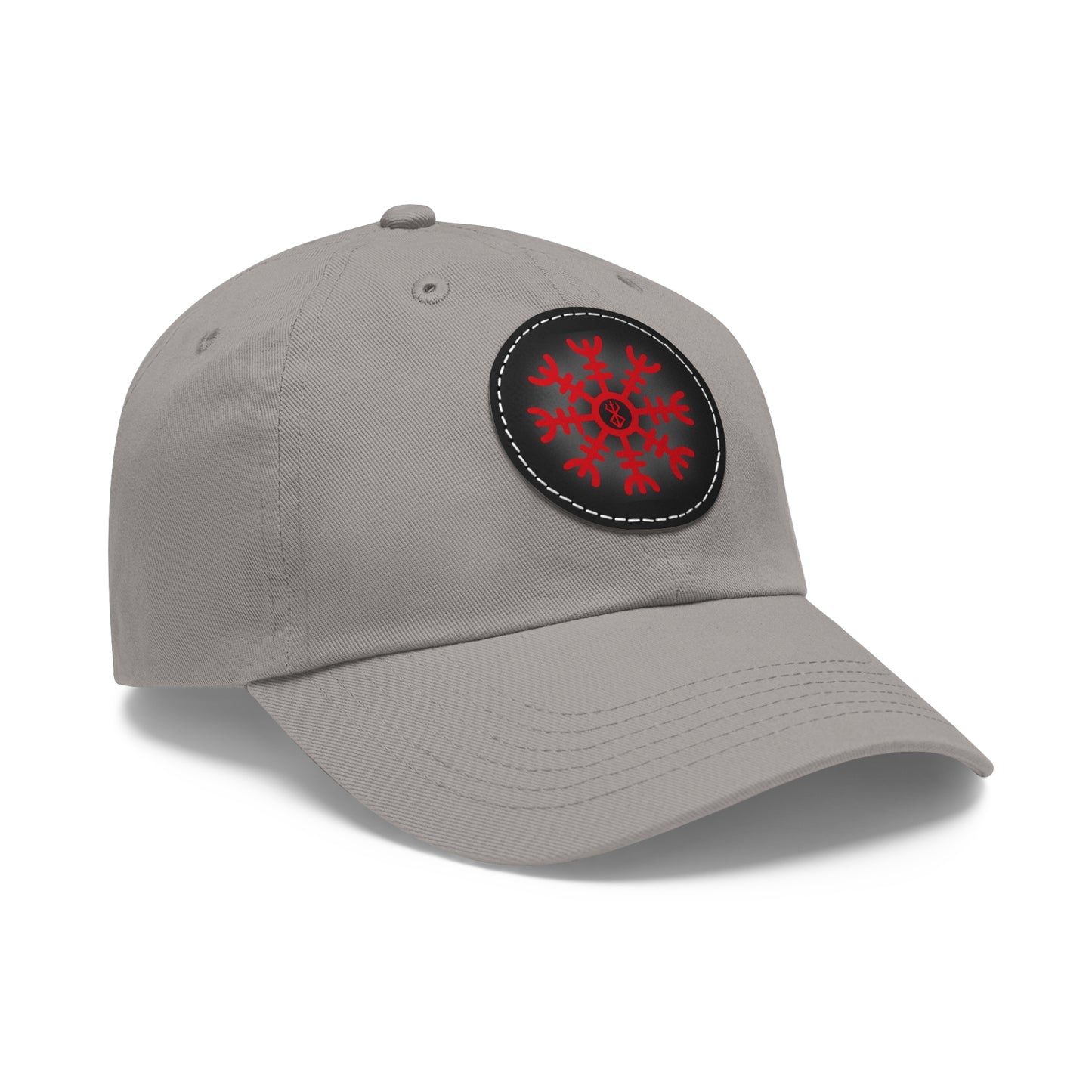 Helheim Hat with Leather Patch (Round)