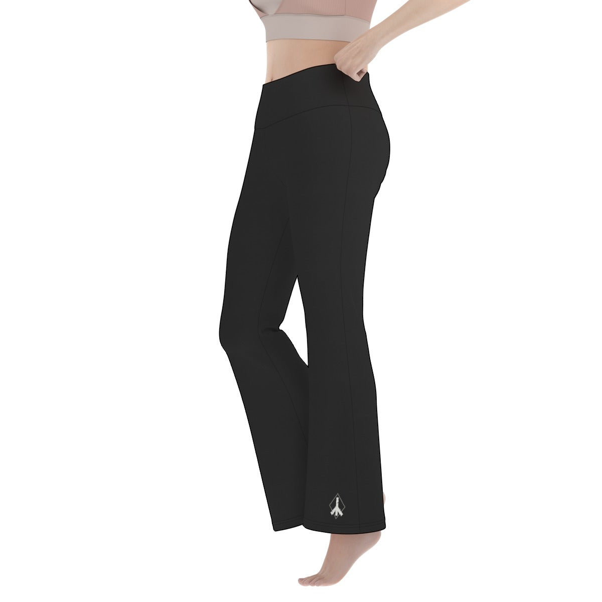 Women's Flare Yoga Pants Classic Logo