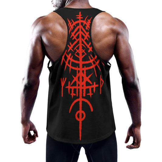 Men's Muscle Tank Red Totem