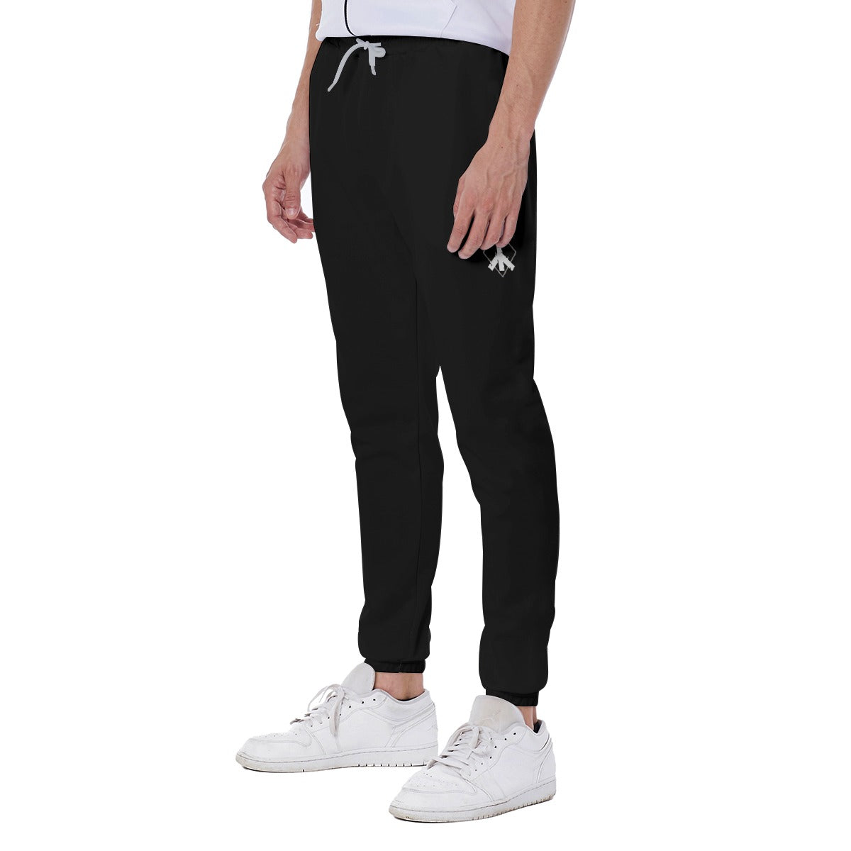 Closed Bottom Light Weight Jogger Black