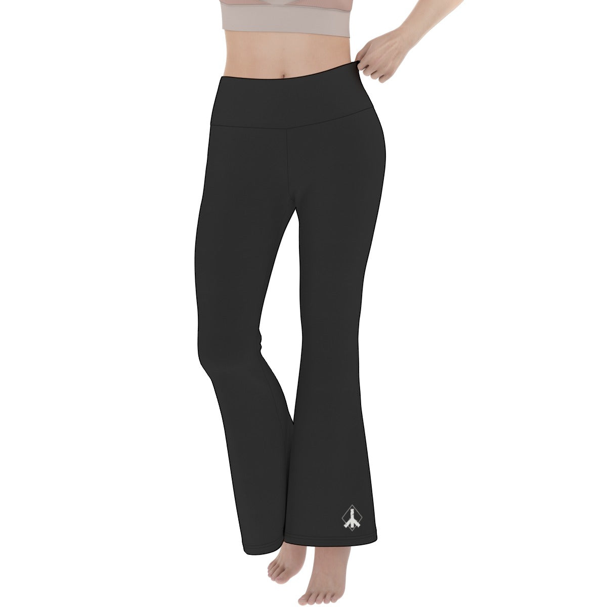 Women's Flare Yoga Pants Classic Logo